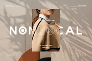 NONLOCAL Modern Sans Serif, a Sans Serif Font by DiosiArt (Thumbnail 1 of 9)