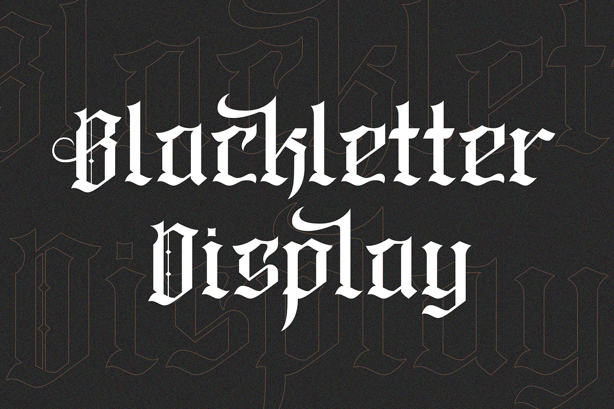 Dark Ages, a Blackletter Font by HATFSTUDIO (Photo 2 of 9)