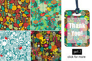 Big set of floral patterns, a Pattern Graphic by eka panova (Thumbnail 3 of 3)