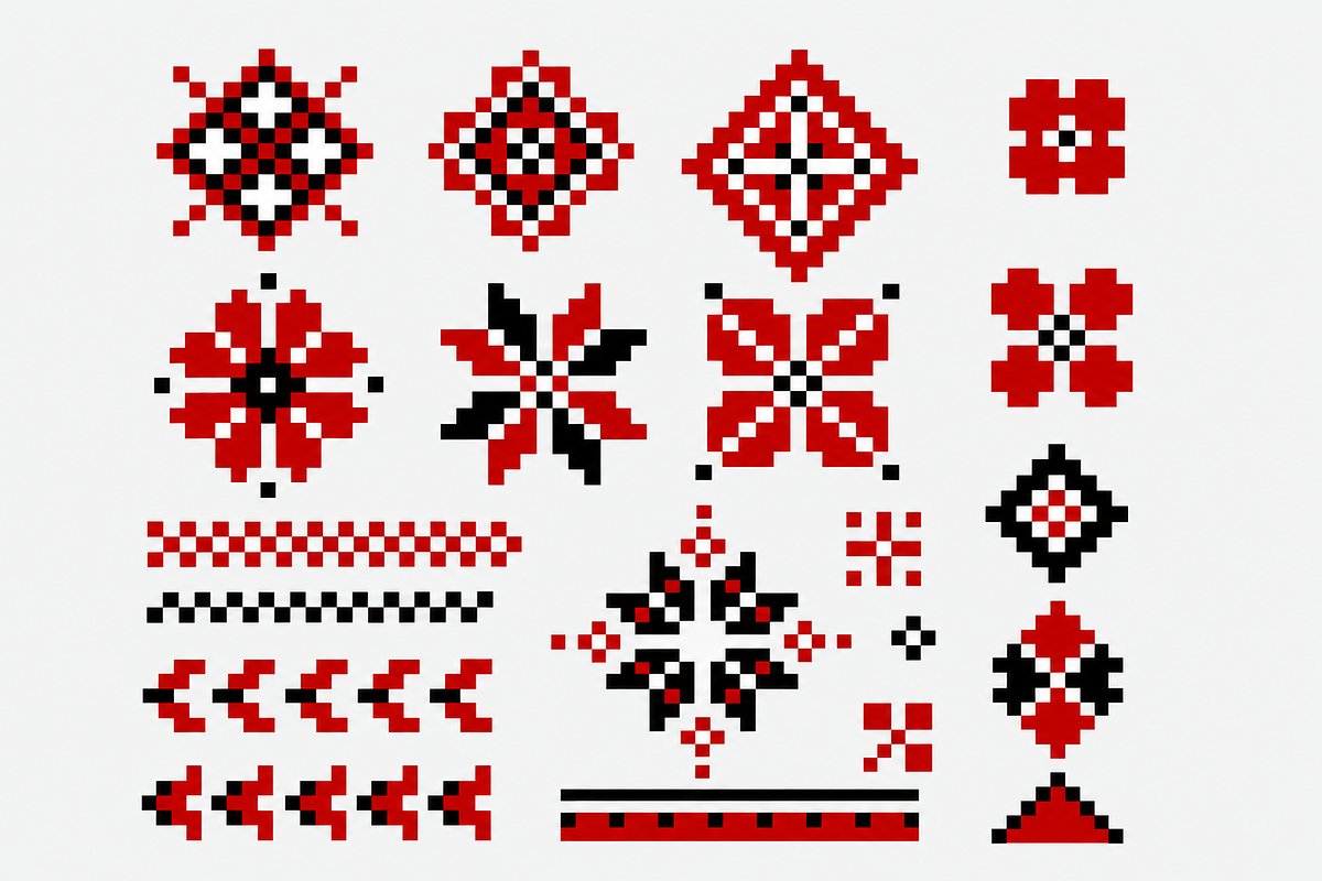 Traditional Ukrainian Ornaments, a Decorative Illustration by Anna Studio (Photo 4 of 10)