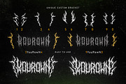 Nervous Beyond | Metal Font, a Blackletter Font by WingBuk (Thumbnail 10 of 12)