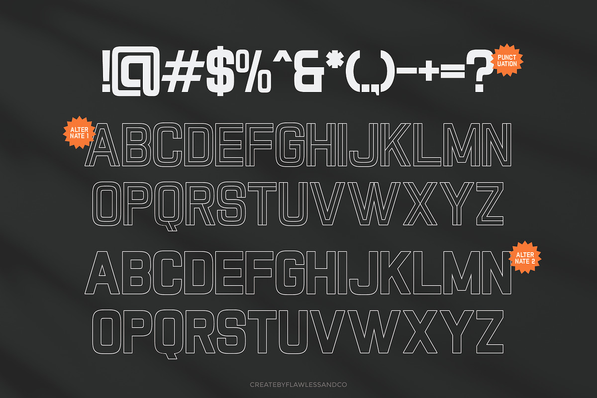 Gridiron - Sport Display Font, a Font by Flawless And Co (Photo 8 of 10)