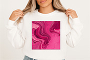 Hot Pink Abstract Art Digital Paper, a Pattern Graphic by SVGArt (Thumbnail 3 of 9)