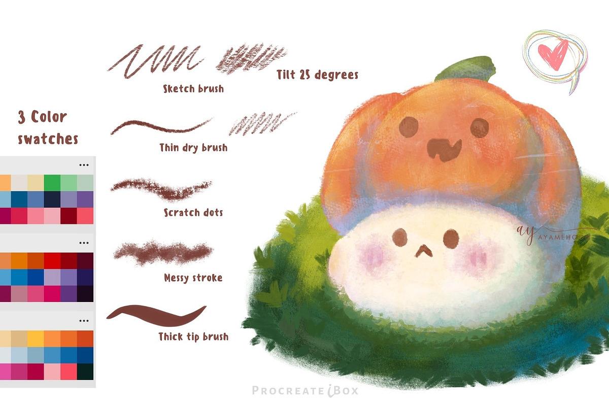 MochiBox Acrylic Procreate Brushes, a Brush Add-On by ProcreateiBox (Photo 6 of 7)