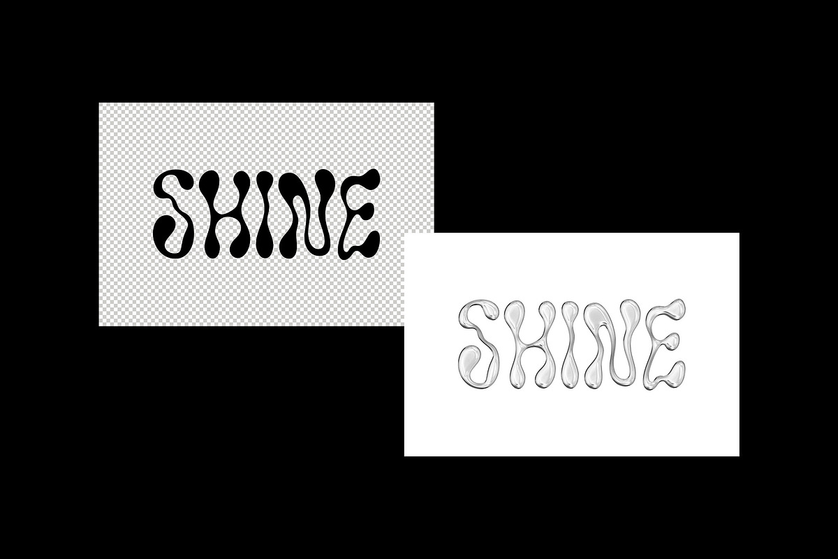 Glass Chrome Text & Logo Effect, a Layer Style Add-On by Design Squad (Photo 5 of 5)