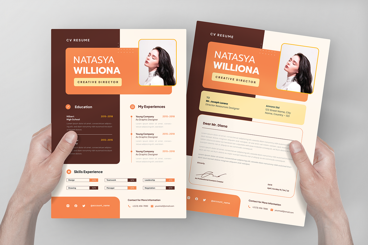 Bereta Creative Director CV Resume, a Resume Template by Annora Studio (Photo 4 of 5)
