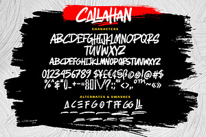 Callahan - Brush Font