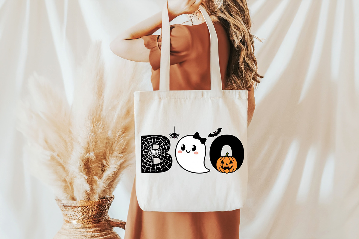Halloween Boo-Ghost PNG, an Illustration by Libby Wishes (Photo 3 of 4)