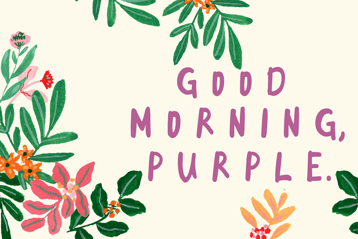 Good Morning Purple - Handwritten, a Handwritten Font by Noto Rupa (Photo 1 of 10)