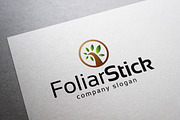 Foliar Stick Logo, a Branding & Logo Template by EmilGuseinov (Thumbnail 1 of 2)