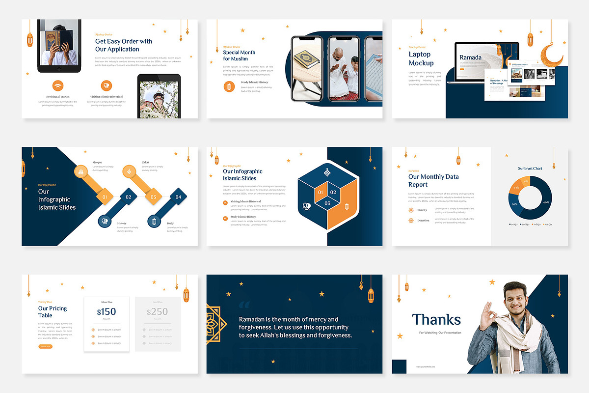 Ramadan Kareem PowerPoint Template, a Presentation Template by Premast (Photo 5 of 5)