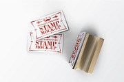 Stamp Business Card Mock-Up, an Advertising Mockup by DesignRushMarket (Thumbnail 7 of 9)
