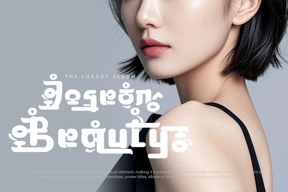 Ohseong - Korean Font, a Blackletter Font by TypeClassHeroes (Photo 4 of 10)