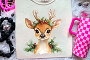 Rustic Winter Animal Clipart Bundle, an Illustration by CreationArt (Thumbnail 5 of 9)