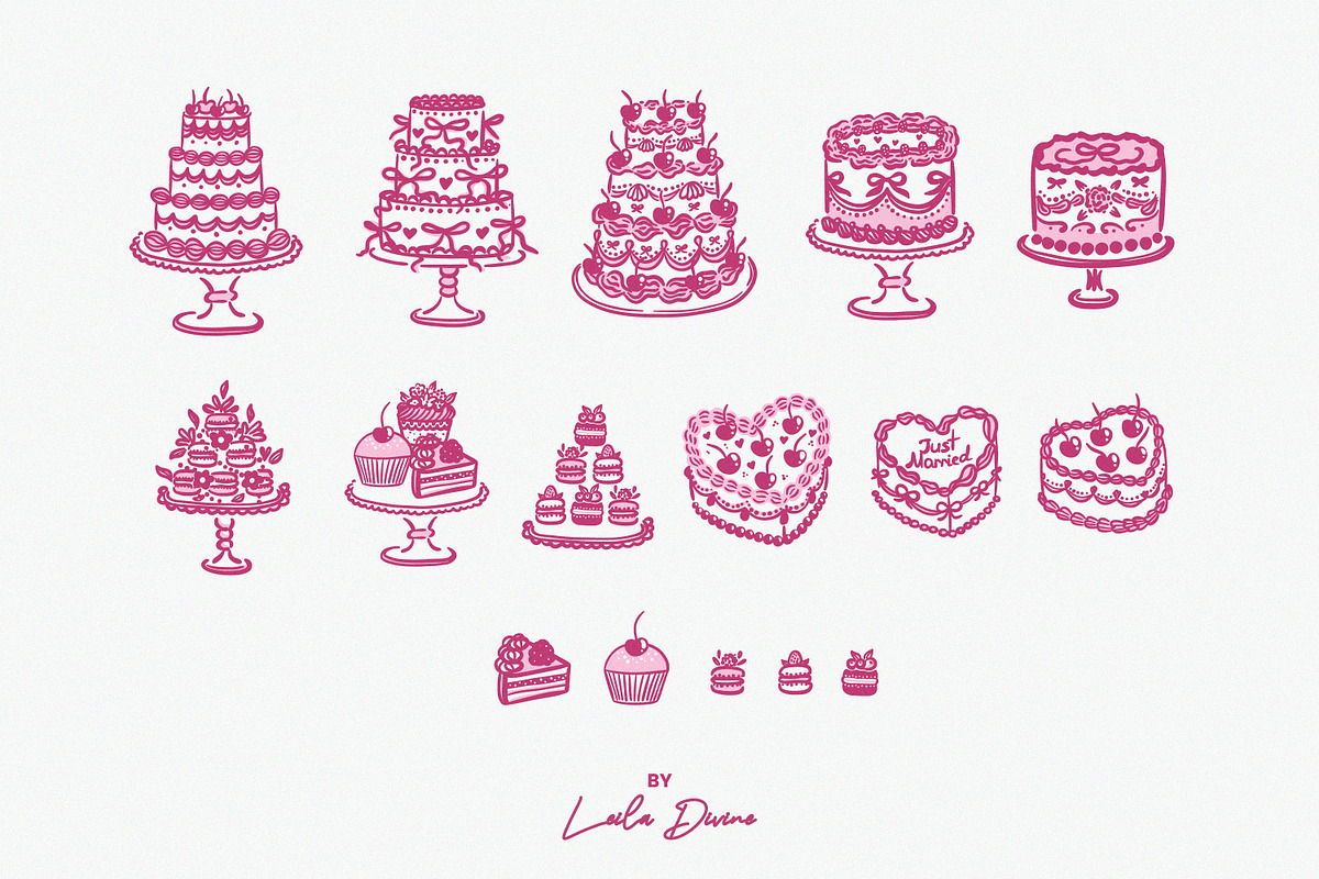 Elegant Hand Drawn Frames & Clip Art, an Object Graphic by Leila Divine (Photo 10 of 17)