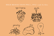 Self Care Vector Illustrations/Icons, a Healthcare Illustration by Mindful & Curious Design (Thumbnail 4 of 7)