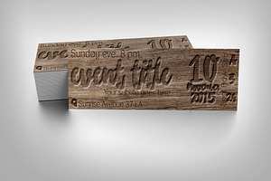 Wooden Multipurpose Ticket