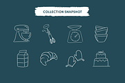 Baking Tools & Ingredients Icons, an Icon by Caroline Mackay (Thumbnail 2 of 9)