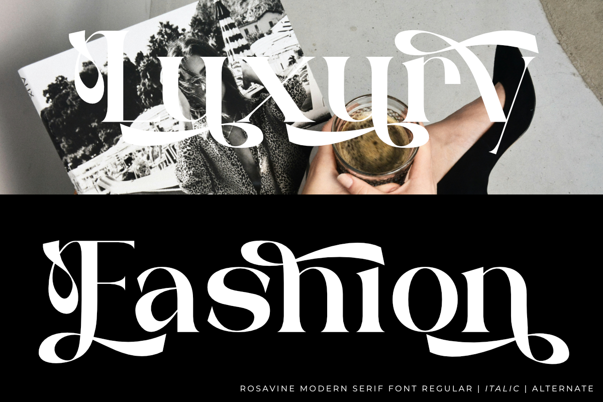 Rosavine, a Serif Font by Muksal Creative (Photo 2 of 10)