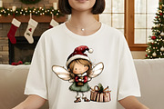 Christmas Whimsical Fairy Clipart, an Illustration by Designworld (Thumbnail 4 of 6)