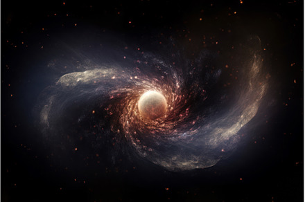 Birth universe space science, an Abstract Photo by Ylivdesign