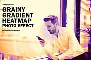 Grainy Gradient Heatmap Photo Effect, a Layer Style Add-On by alexdndz (Thumbnail 1 of 3)