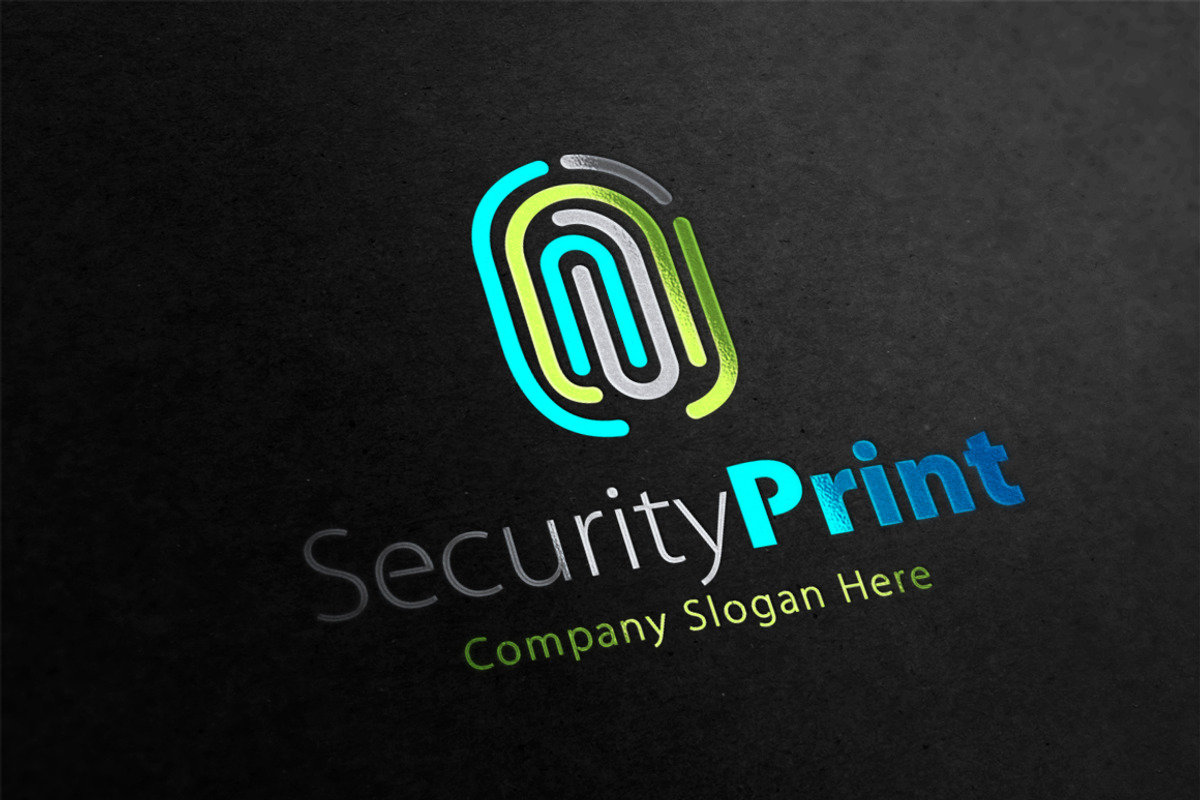 Security Print Logo, a Branding & Logo Template by Creative Dezing (Photo 6 of 6)