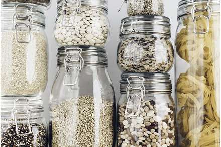 Assortment of grain products and, a Food & Drink Photo by Enjoy Photo
