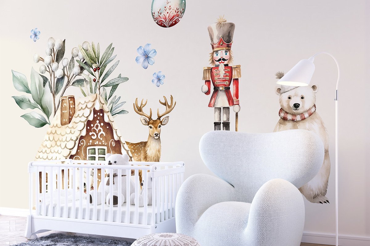 Christmas Magic Watercolor Clipart, an Object Illustration by Pati Paints (Photo 8 of 9)