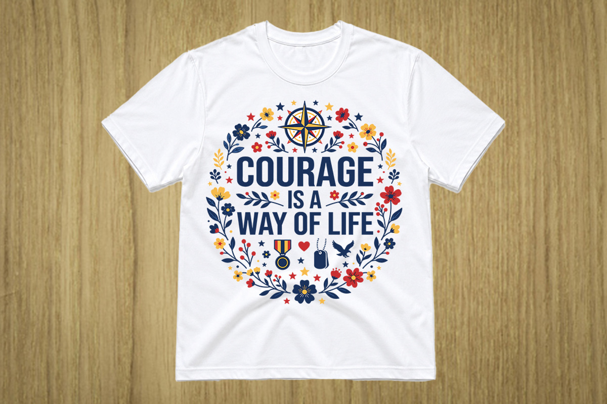 Veterans Patriotic Tee, an Object Graphic by jahid234 (Photo 1 of 3)