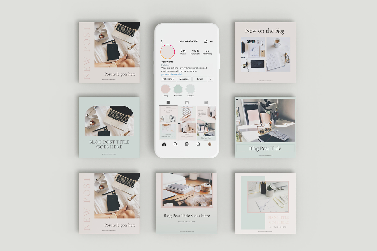 Canva Instagram Template Pack Bundle, a Social Media Template by Amado Brand Design Studio (Photo 3 of 9)