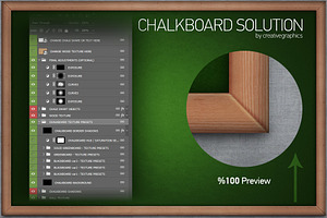 Chalkboard Solution PSD Template