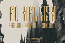 Hellish Layered Gothic Font