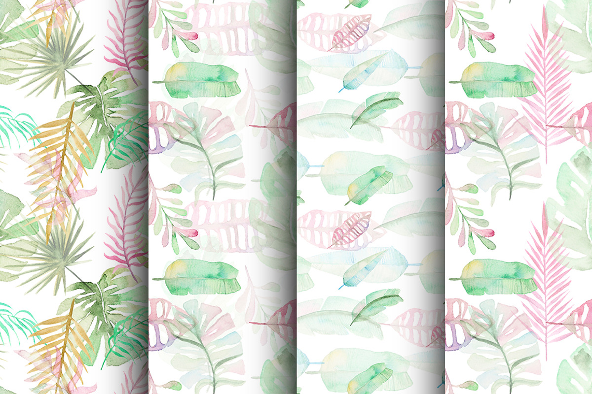 Palm leaves collection, a Decorative Illustration by IvanFet (Photo 6 of 6)