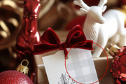 Merry & Bright Christmas Card Mockup, a Product Mockup by NikiArts (Thumbnail 5 of 17)