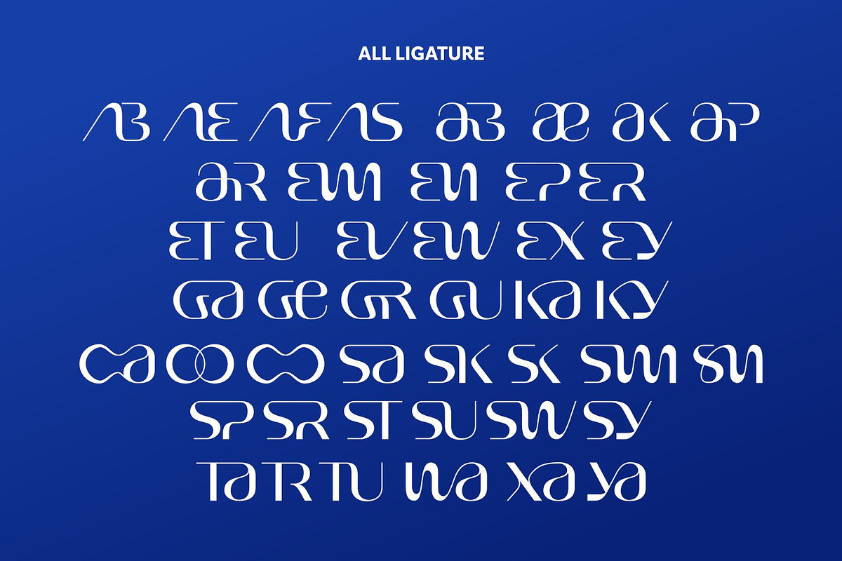 Sky Walk Sans Serif Futuristic Font, a Sans Serif Font by WhymoreArt (Photo 9 of 10)
