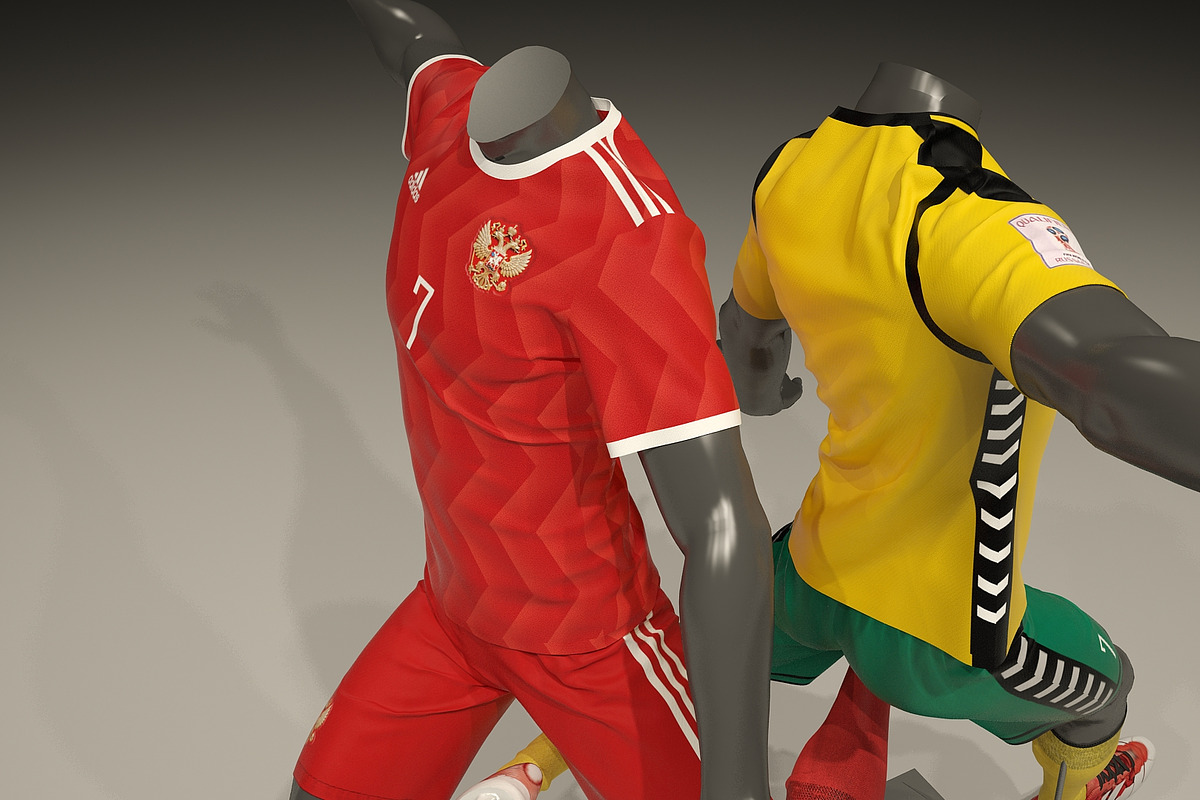 Male mannequin Football pack 3D, a Characters & Person 3D Model by mrGarret (Photo 14 of 17)