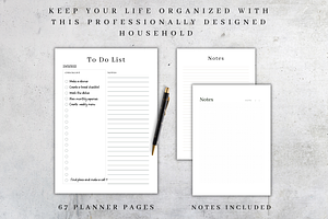 Digital Household & Cleaning Planner