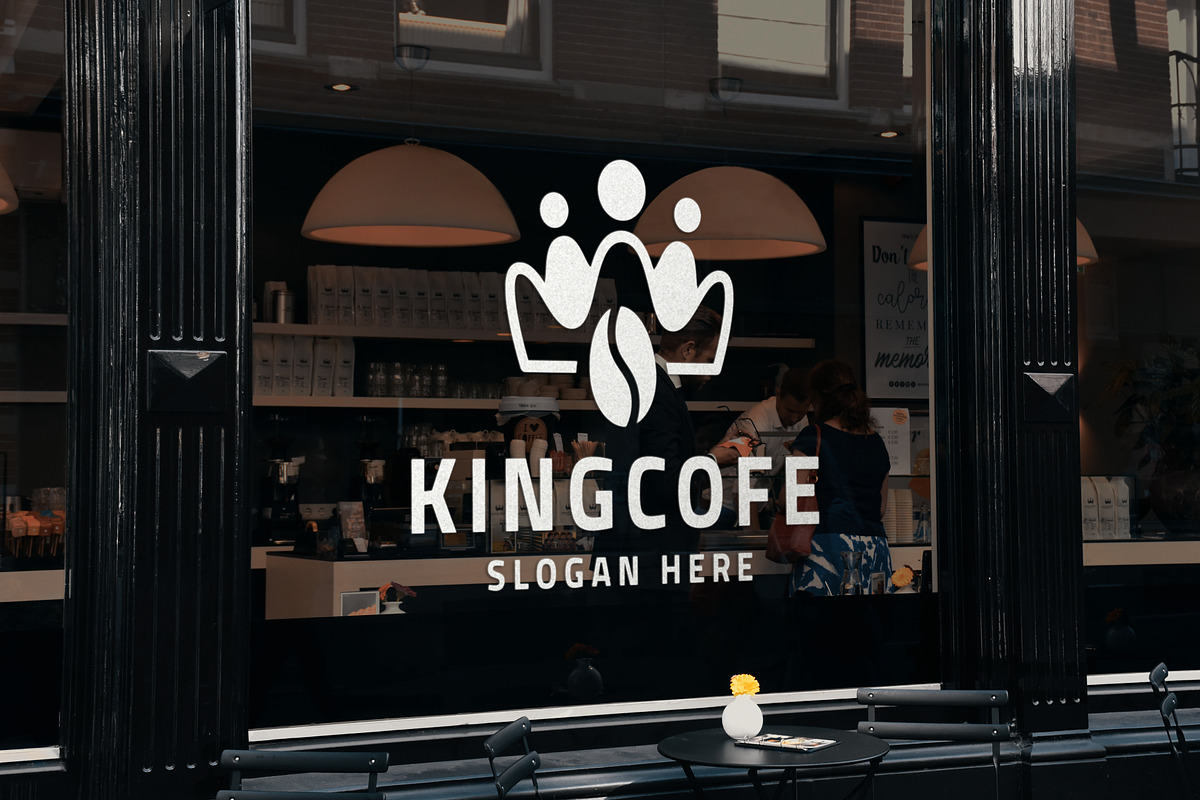 Modern Coffee King Crown Logo, a Branding & Logo Template by Design_Planet (Photo 1 of 4)