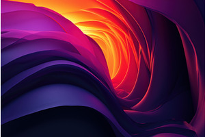 Vibrant Abstract Design With