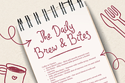 Swirly Delight - Handwritten Font, a Handwritten Font by Sronstudio (Thumbnail 5 of 10)