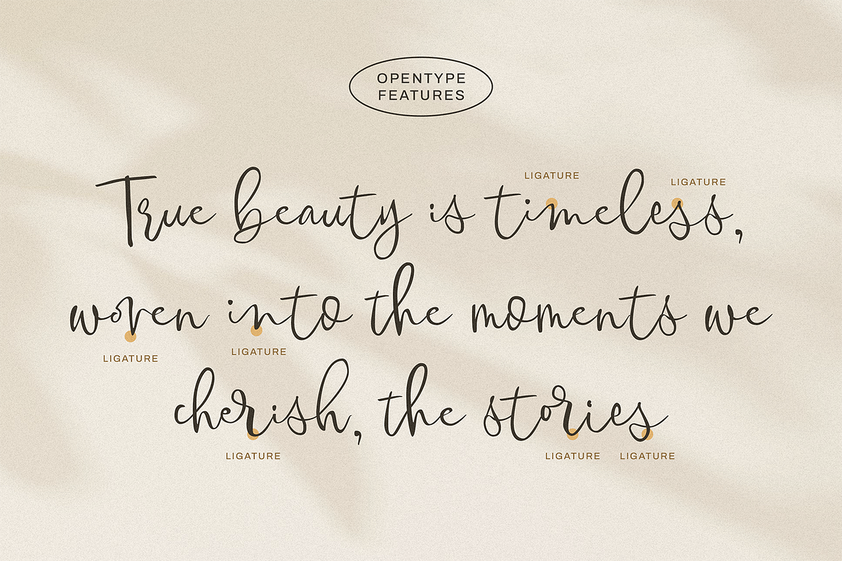 Magalie Chic Handwritten, a Script Font by Portocraft