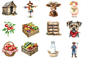 Farmer Life Sublimation Clipart, an Illustration by Designworld (Thumbnail 3 of 6)