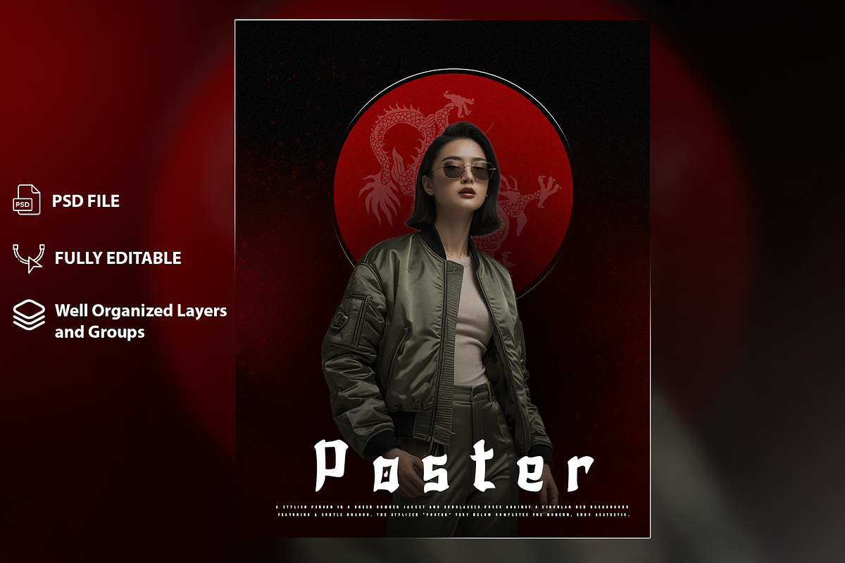 Social Media Poster template Design, a Social Media Template by presetsroom (Photo 1 of 3)