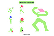 Femme Abstract: geometric charachter, a Person Illustration by Pásha (Thumbnail 4 of 7)
