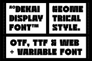 AO Dekai - Display Variable Font, a Sans Serif Font by OwunStudio (Thumbnail 2 of 15)