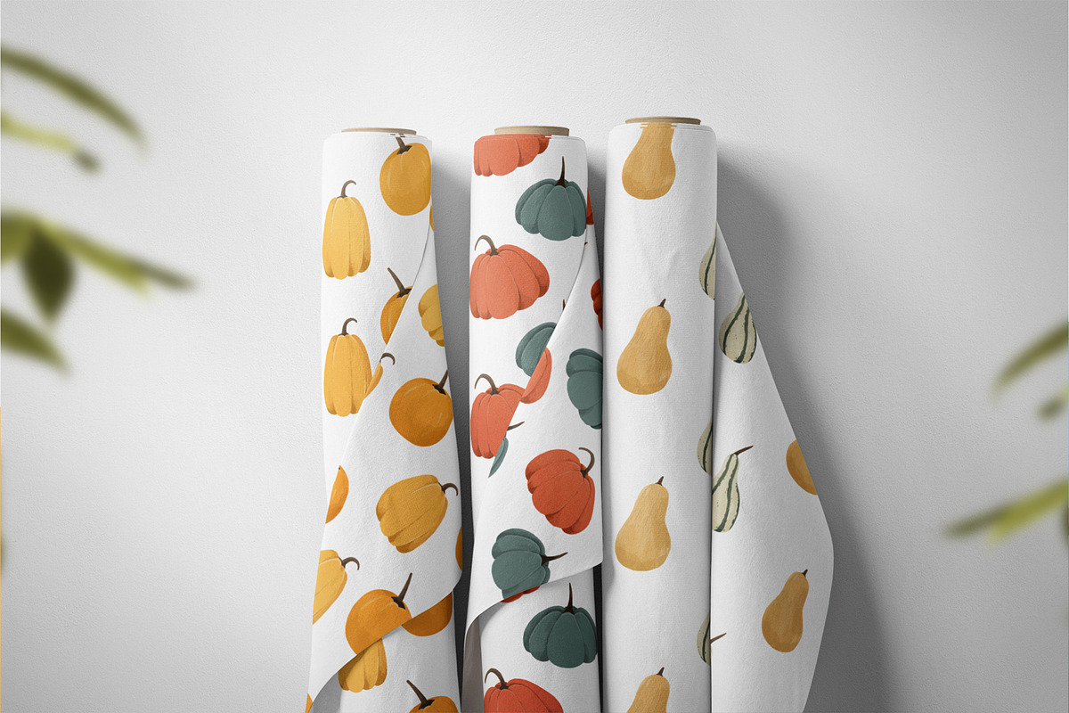 Pumpkin vector elements bundle, a Seasonal Illustration by RizkaNurfazrina (Photo 2 of 6)