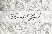 Floral Garden - Floral Line Art, an Illustration by IllustratorAnnie (Thumbnail 10 of 10)