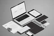 Stationery / Branding Mock-Up, a Product Mockup by Momogi (Thumbnail 2 of 13)