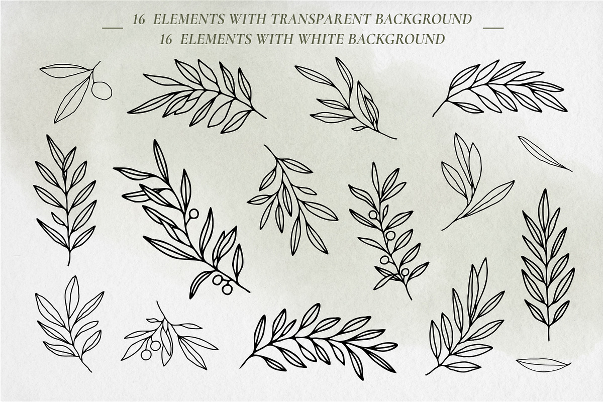 Olive branches, a Food Illustration by Onceli*art (Photo 3 of 10)